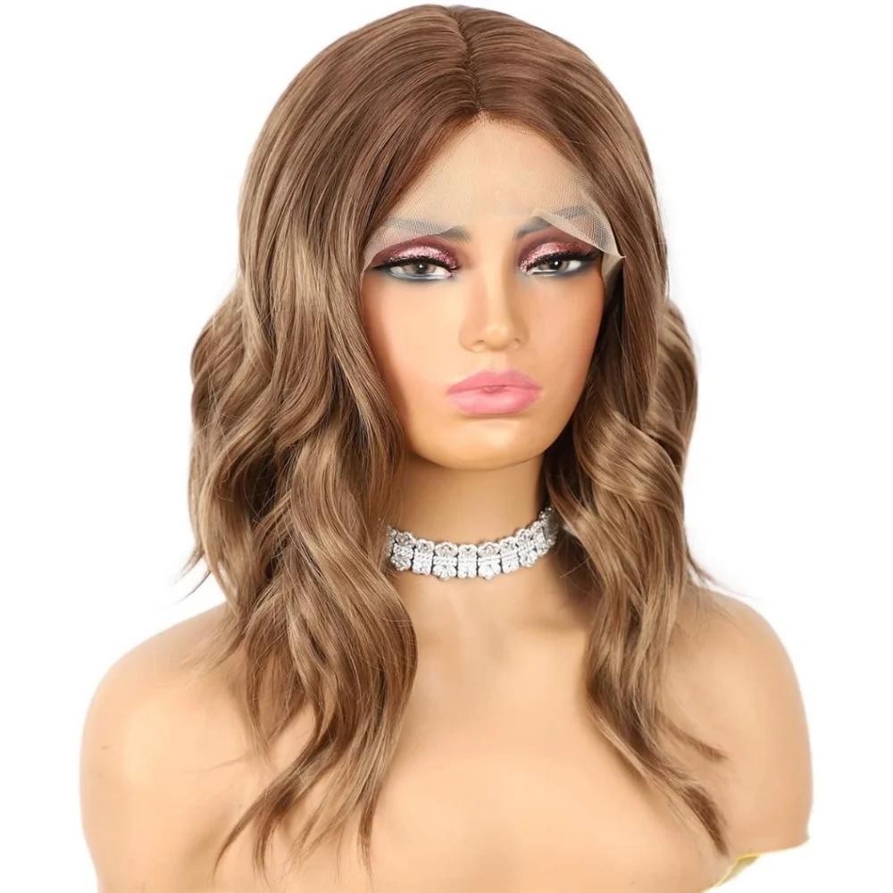 Blooming Hair Brown Lace Front Wig